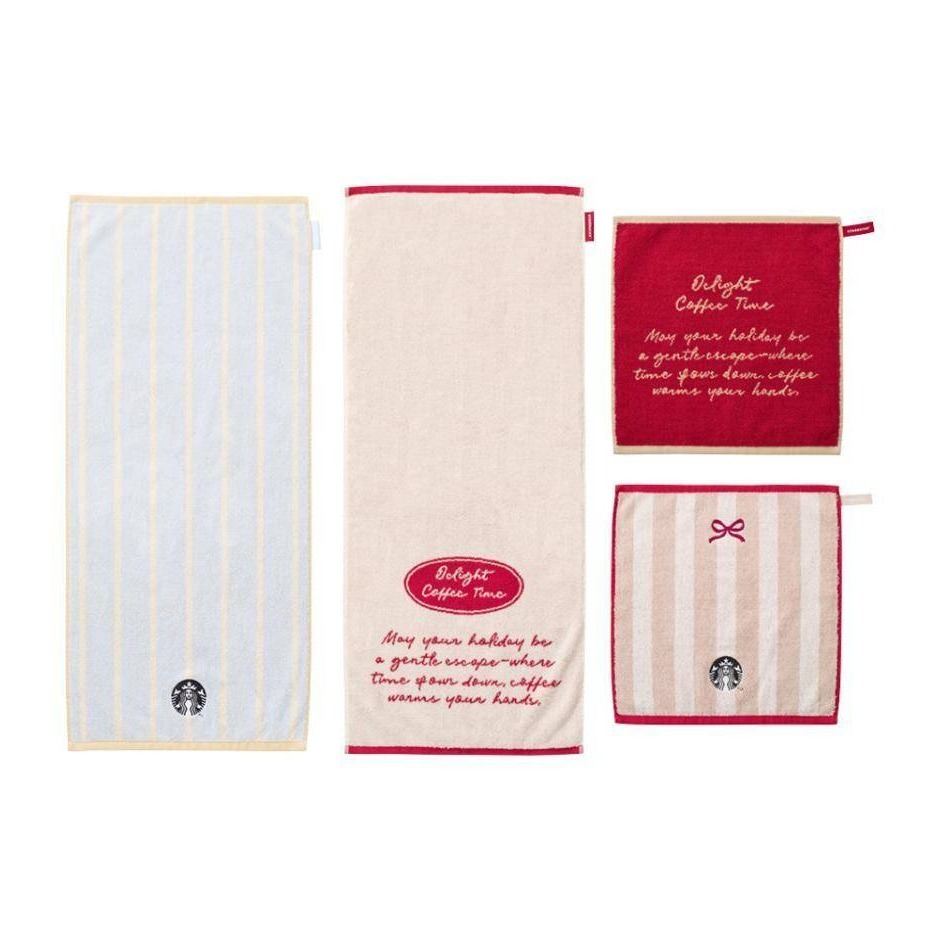 毛巾與擦手巾各2一組