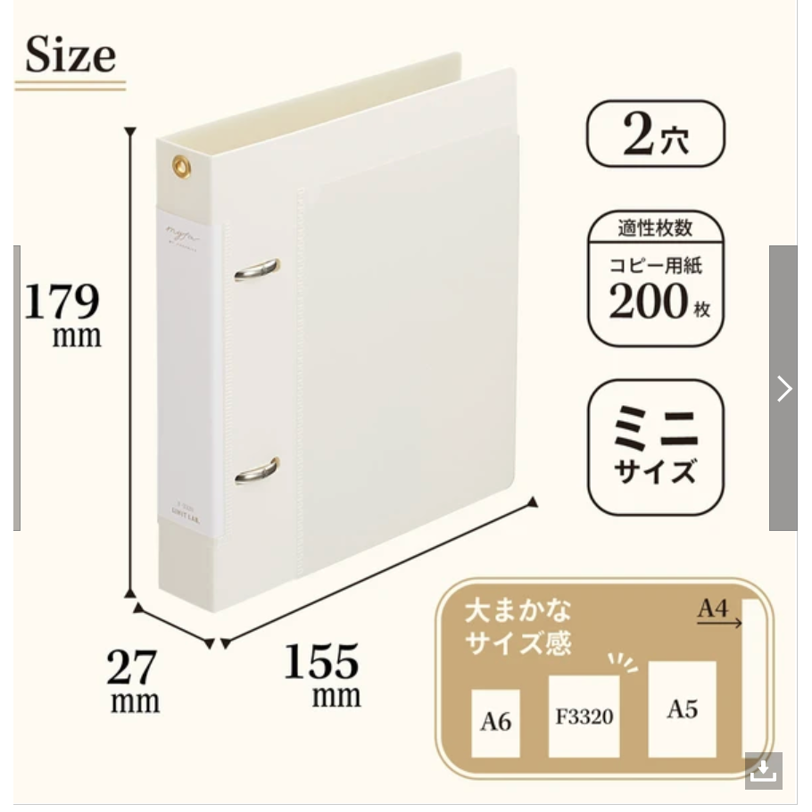 [推し活にオススメ]myfa2孔文件夾コレクションファイル－－－迷你款-規格圖8