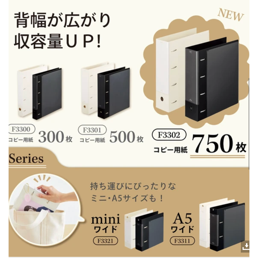 [推し活にオススメmyfa]4孔file夾コレクションファイルスーパーワイド－－－A4-細節圖6