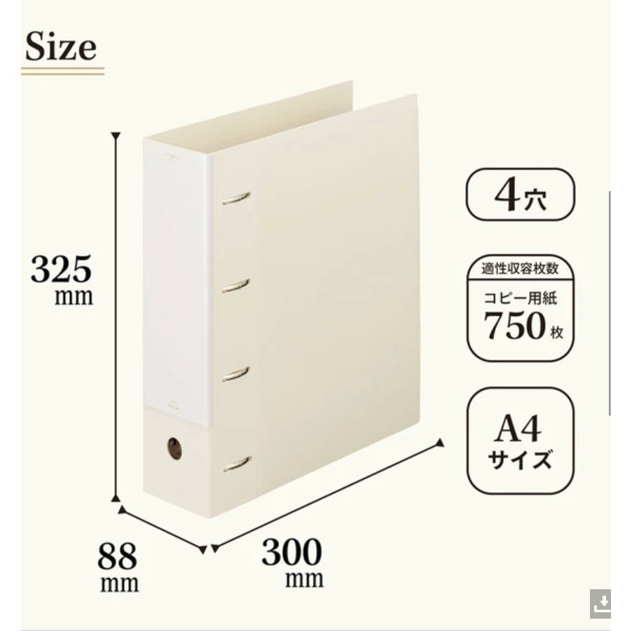 [推し活にオススメmyfa]4孔file夾コレクションファイルスーパーワイド－－－A4-規格圖6