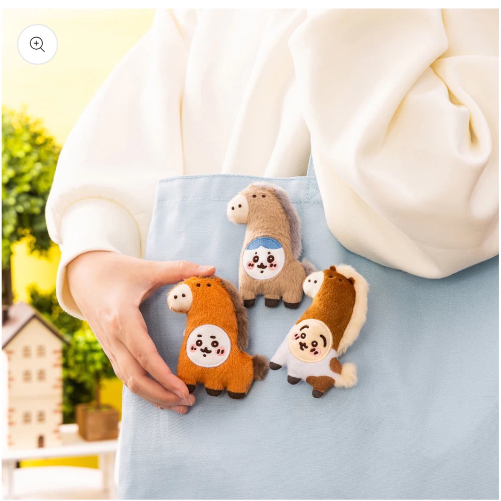 吉伊卡哇變身馬玩偶的徽章套（1組3個）-細節圖3