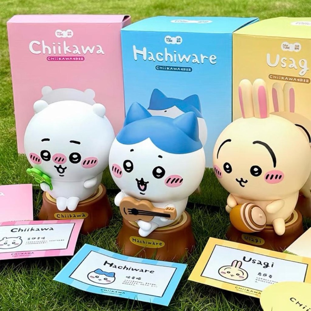 【熊盒子】正版授權🔖吉伊卡哇 Chiikawa 唱歌造型 公仔 小八貓 烏薩奇 聖誕禮物 生日禮物 擺設 擺件 禮物-細節圖6