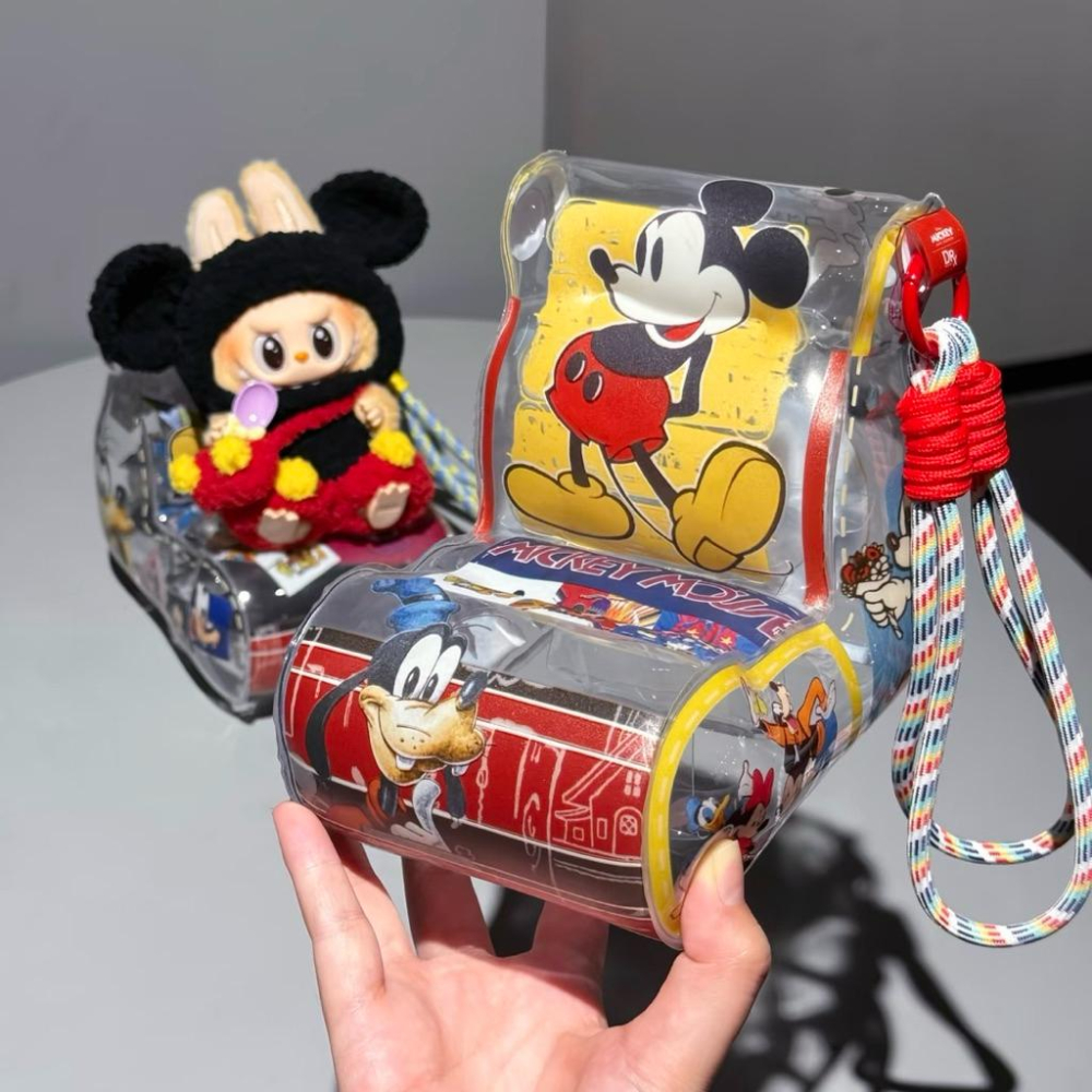 【熊盒子】 正版授權🔖SUNDAY HOME DISNEY 迪士尼 米奇 復古充氣沙發造型 手機支架 擺件 創意 禮物-細節圖9
