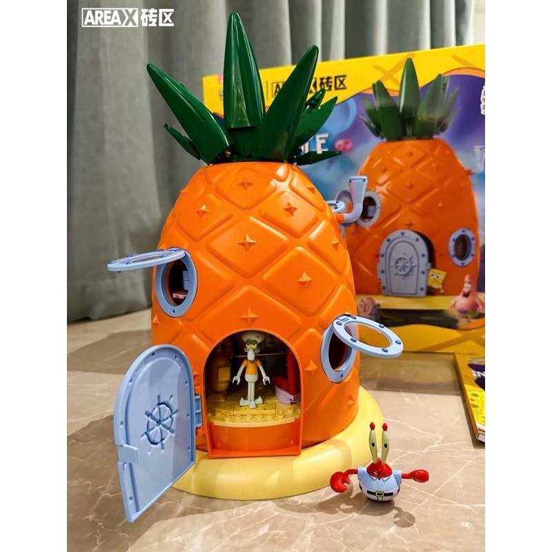 【熊盒子】 正版授權🔖 AREAX 磚區 海綿寶寶 菠蘿屋 公仔 玩具 禮物-細節圖2