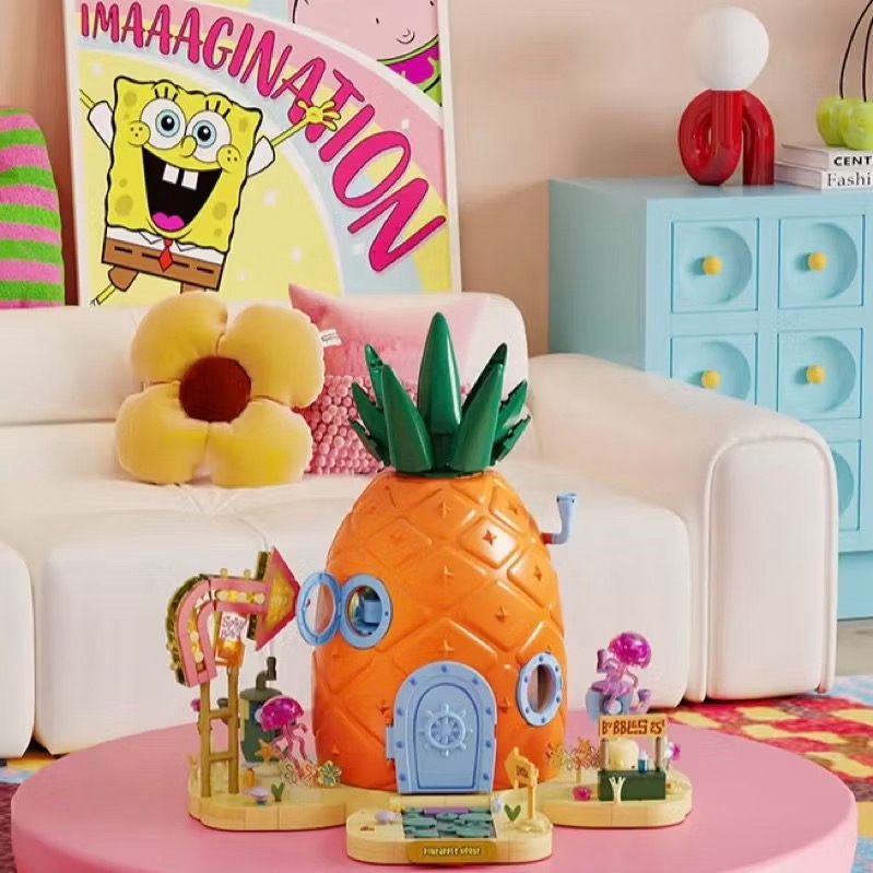 【熊盒子】 正版授權🔖 AREAX 磚區 海綿寶寶 菠蘿屋 公仔 玩具 禮物-規格圖8