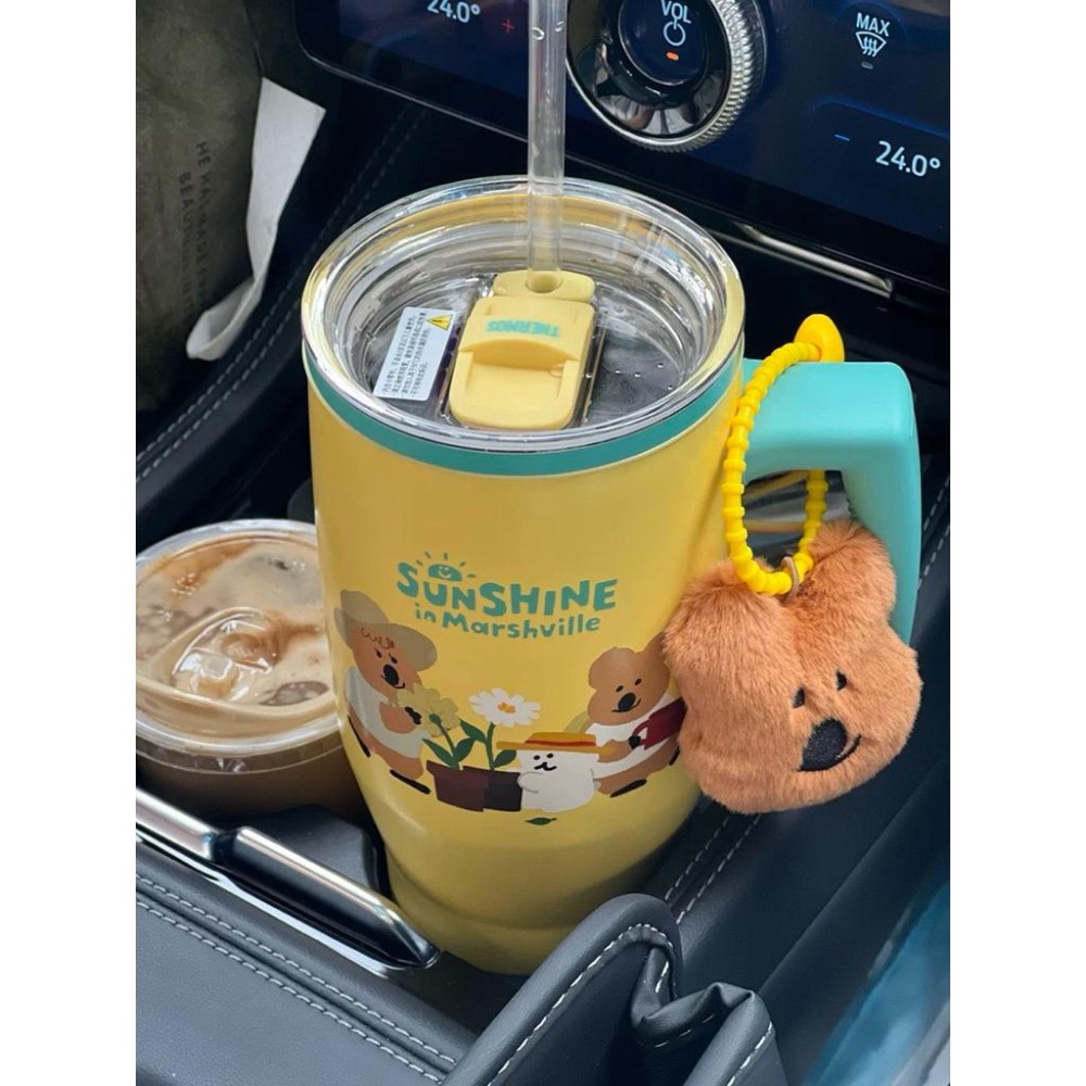 【熊盒子】正版授權🔖 膳魔師 DINOTAENG 聯名限定 呆萌町系列 保溫杯 吸管杯 大肚杯 咖啡杯 杯子-細節圖3