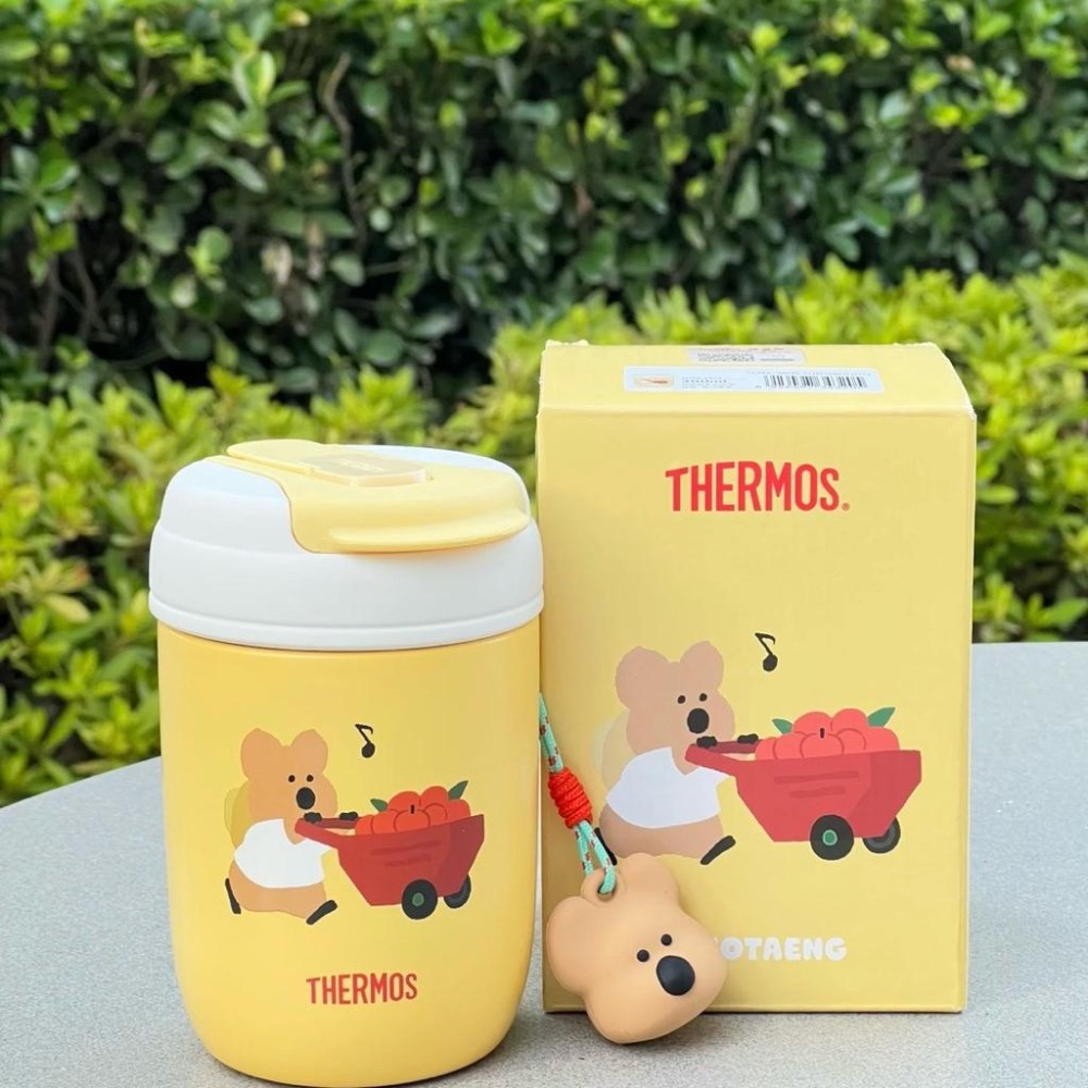【熊盒子】正版授權🔖 膳魔師 DINOTAENG 聯名限定 呆萌町系列 保溫杯 吸管杯 大肚杯 咖啡杯 杯子-細節圖4