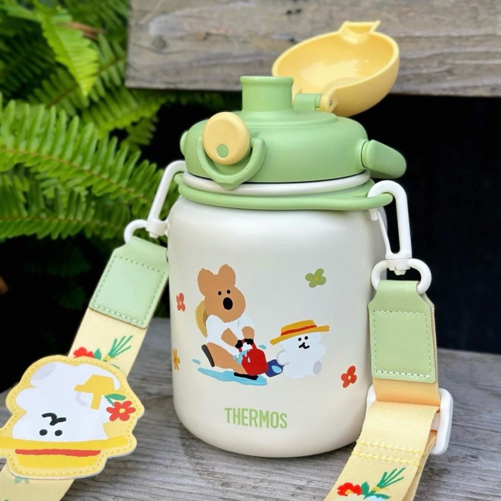 【熊盒子】正版授權🔖 膳魔師 DINOTAENG 聯名限定 呆萌町系列 保溫杯 吸管杯 大肚杯 咖啡杯 杯子-細節圖5