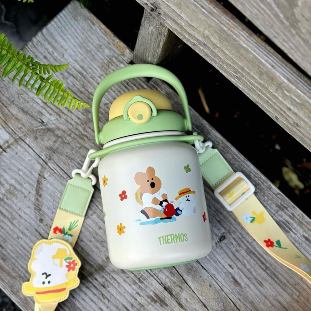 【熊盒子】正版授權🔖 膳魔師 DINOTAENG 聯名限定 呆萌町系列 保溫杯 吸管杯 大肚杯 咖啡杯 杯子-細節圖6