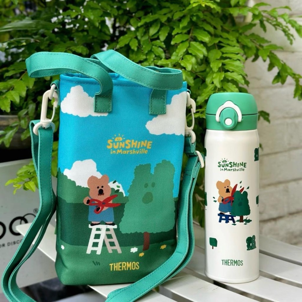 【熊盒子】正版授權🔖 膳魔師 DINOTAENG 聯名限定 呆萌町系列 保溫杯 吸管杯 大肚杯 咖啡杯 杯子-細節圖7