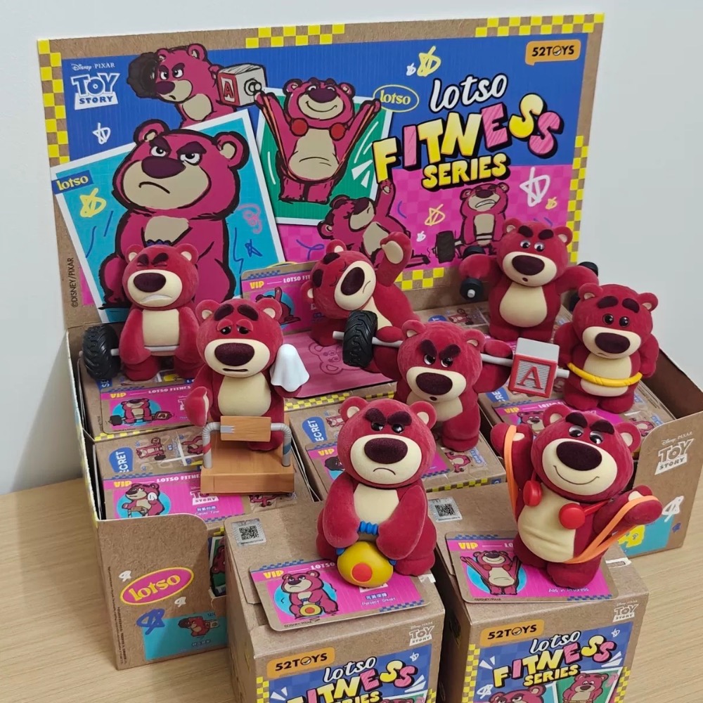 【熊盒子】正版授權🔖DISNEY 迪士尼 熊抱哥 草莓熊 健身了解一下 盲盒 LOTSO 公仔 玩具 禮物-細節圖2
