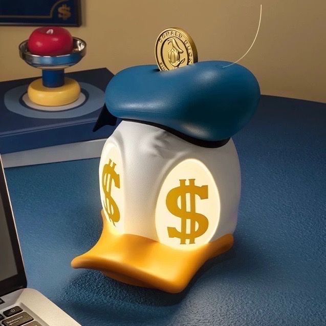 【熊盒子】正版授權🔖DISNEY 迪士尼 唐老鴨 金幣系列 有錢鴨 擺件 擺設 新年禮物 生日禮物 禮物 公仔-細節圖5