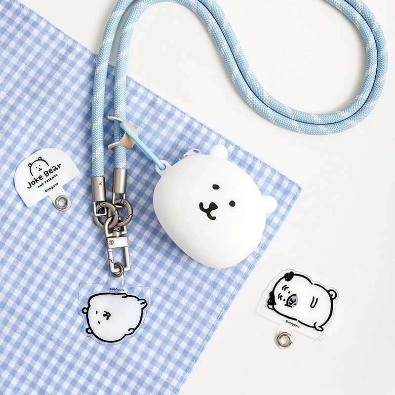 【熊盒子】正版授權🔖 JOKE BEAR 自嘲熊和朋友們系列 手機掛繩 立體小包吊飾 掛件 手機架片 禮盒 禮物-細節圖2