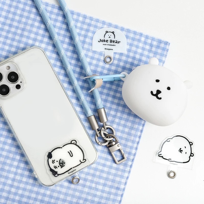 【熊盒子】正版授權🔖 JOKE BEAR 自嘲熊和朋友們系列 手機掛繩 立體小包吊飾 掛件 手機架片 禮盒 禮物-細節圖5