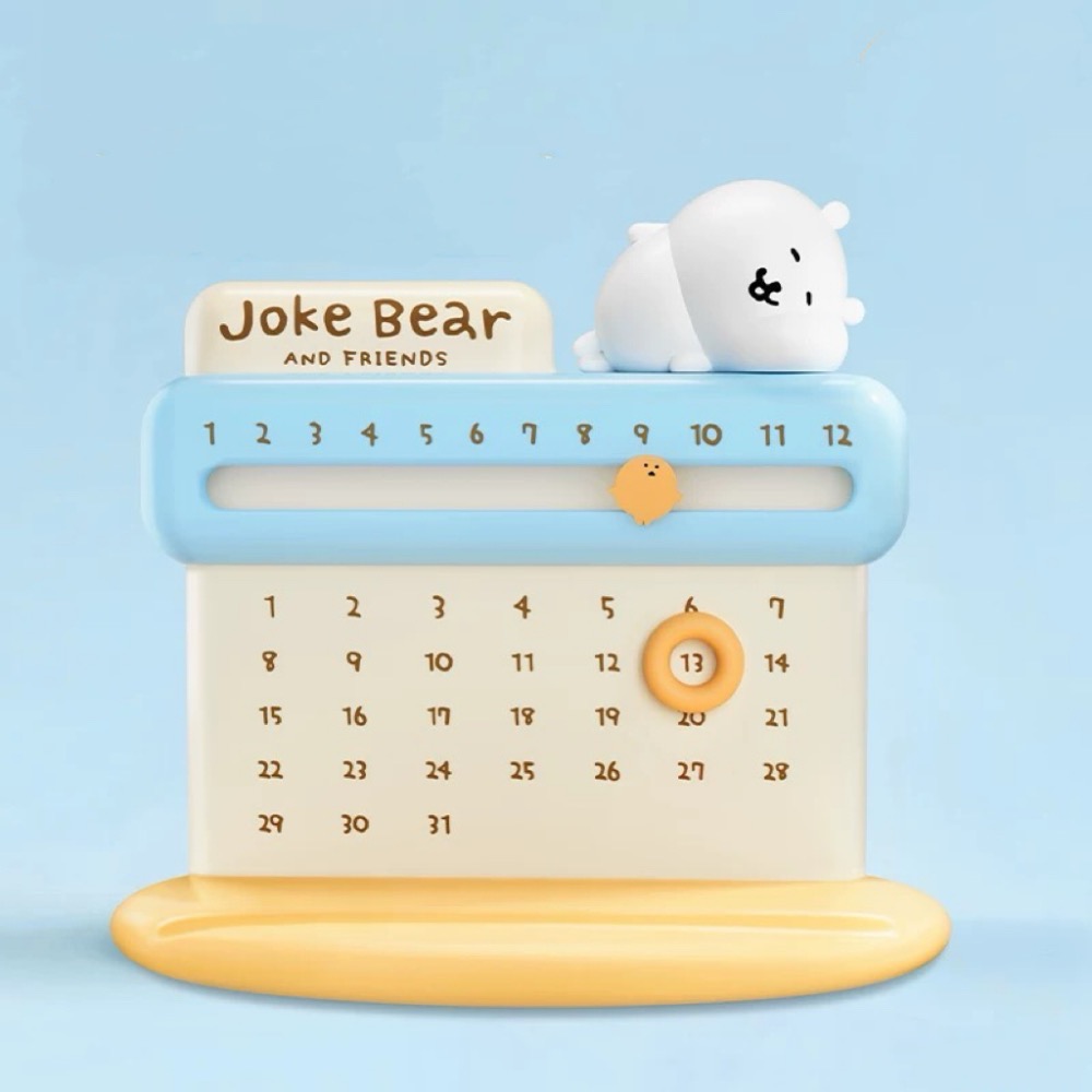 【熊盒子】正版授權🔖 JOKE BEAR 自嘲熊 萬年曆 桌曆 擺設 擺件 新年禮物 禮物-細節圖8