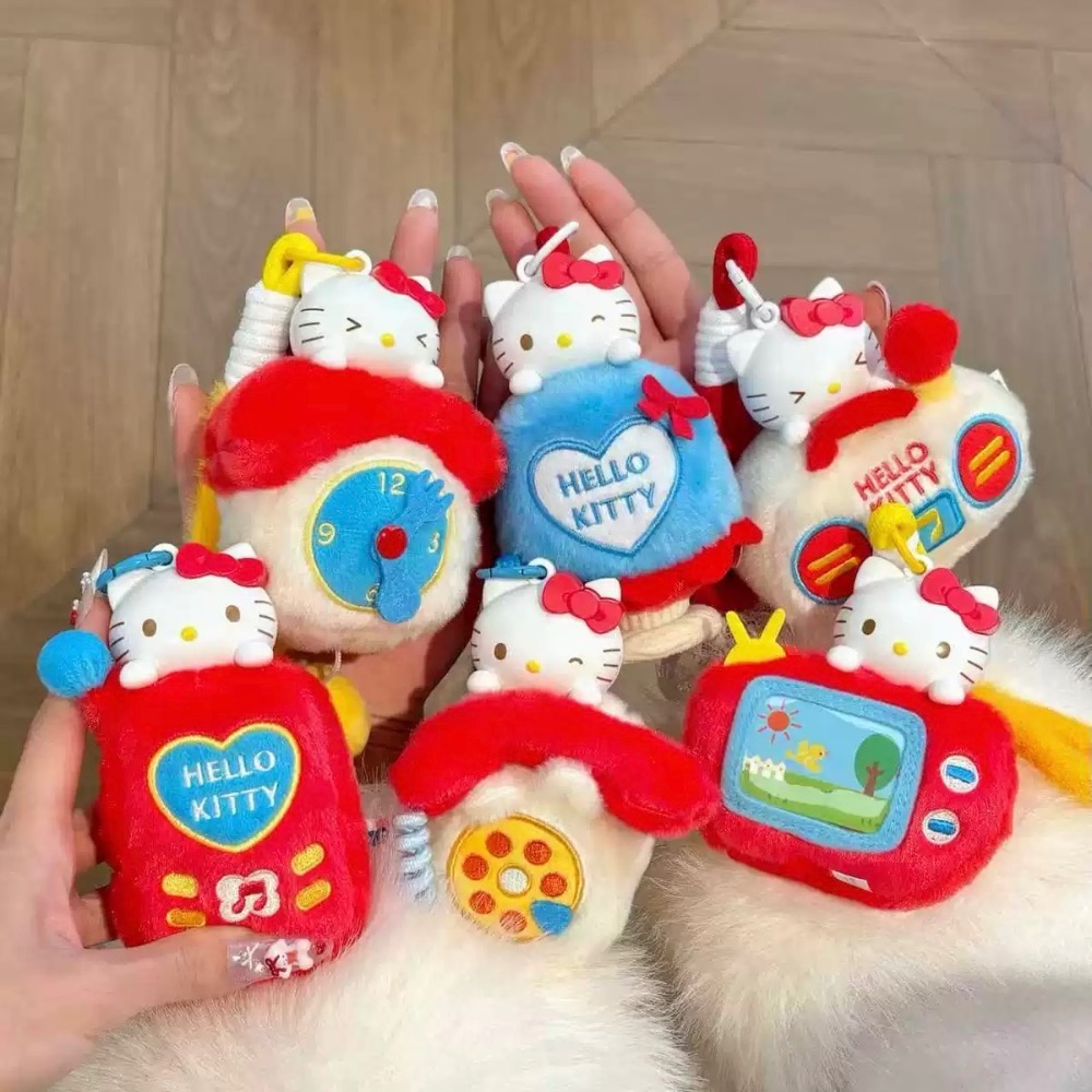 【熊盒子】正版授權🔖三麗鷗 HELLO KITTY 小家電 香薰毛絨吊飾 掛件 盲盒 一中盒 玩具 生日禮物-細節圖2