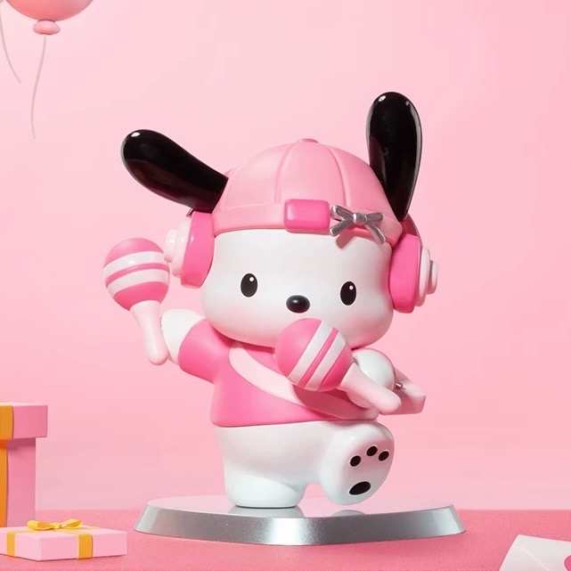 【熊盒子】正版授權🔖POPMART SANRIO 三麗鷗 粉色派對系列 盲盒 一中盒 玩具 擺設 禮物 展示盒 壓克力-細節圖5