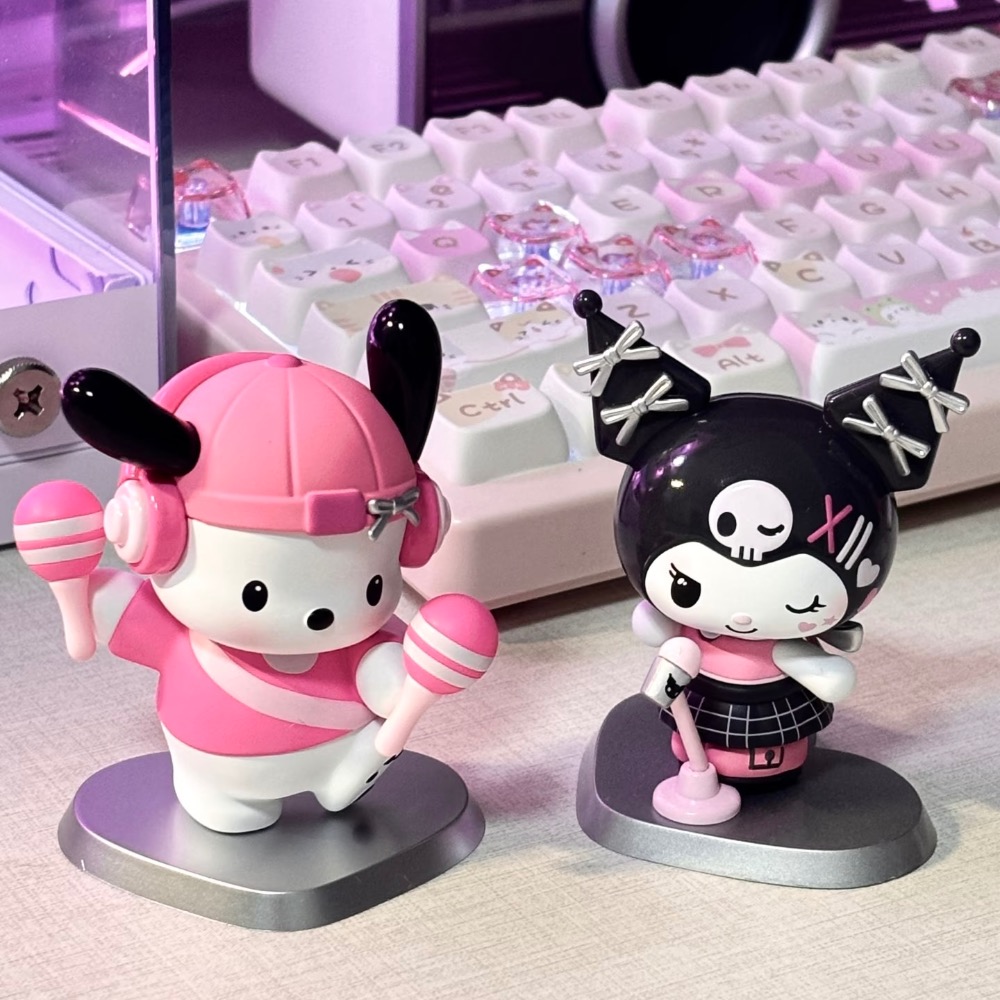 【熊盒子】正版授權🔖POPMART SANRIO 三麗鷗 粉色派對系列 盲盒 一中盒 玩具 擺設 禮物 展示盒 壓克力-細節圖7