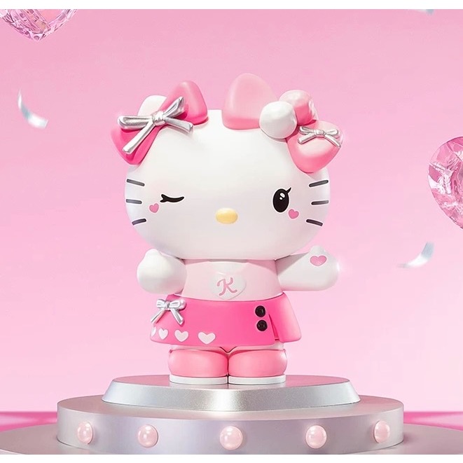 【熊盒子】正版授權🔖POPMART SANRIO 三麗鷗 粉色派對系列 盲盒 一中盒 玩具 擺設 禮物 展示盒 壓克力-細節圖8