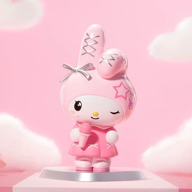 【熊盒子】正版授權🔖POPMART SANRIO 三麗鷗 粉色派對系列 盲盒 一中盒 玩具 擺設 禮物 展示盒 壓克力-細節圖9