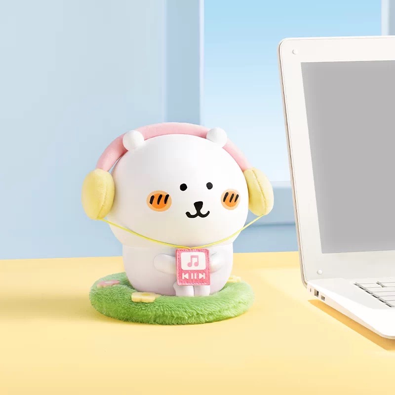 【熊盒子】正版授權🔖 JOKE BEAR 自嘲熊 草帽造型 耳機造型 音樂公仔 音響 玩具 禮物 生日禮物首選🎁-細節圖5