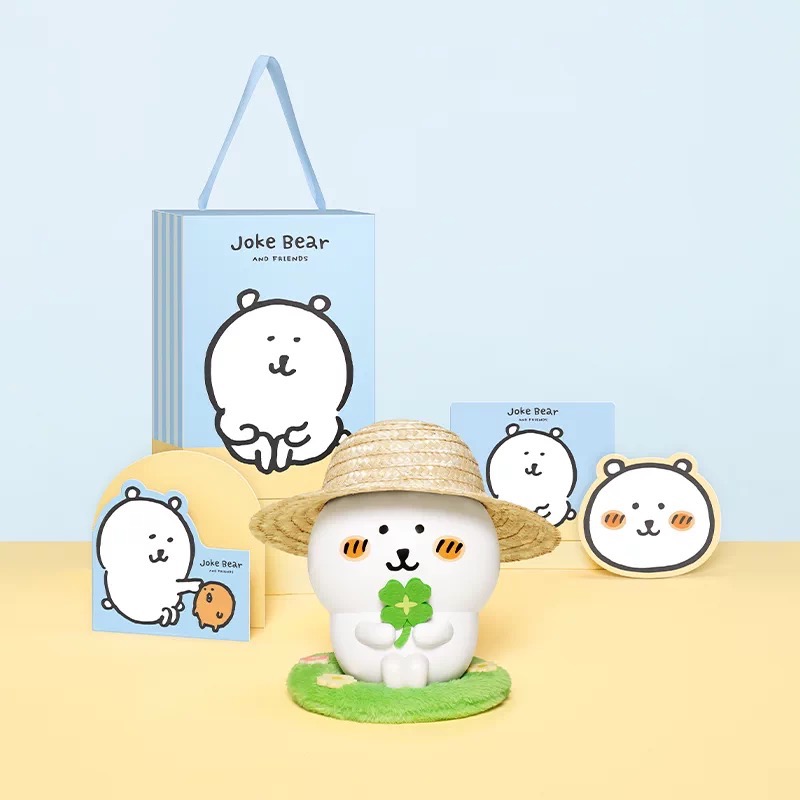 【熊盒子】正版授權🔖 JOKE BEAR 自嘲熊 草帽造型 耳機造型 音樂公仔 音響 玩具 禮物 生日禮物首選🎁-規格圖8