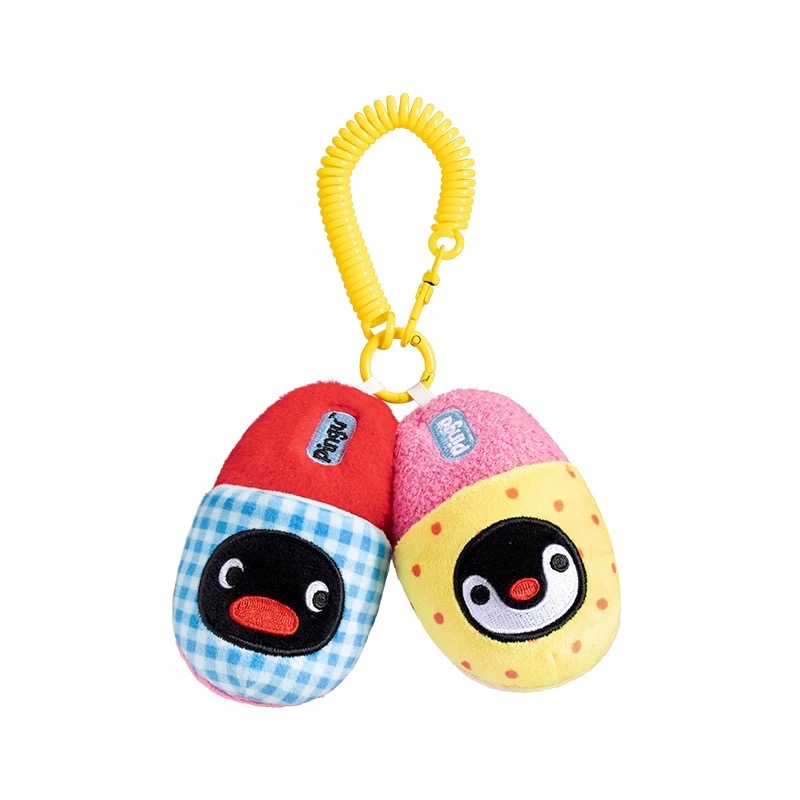 【熊盒子】 正版授權🔖馬克圖布 企鵝家族PINGU 家居系列 毛絨掛件 吊飾 枕頭 拖鞋 馬桶 床 沙發 房子 電話-規格圖9
