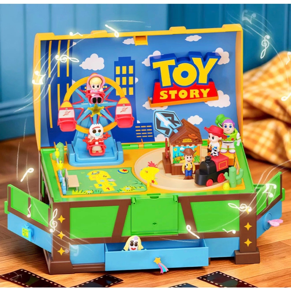 【熊盒子】正版授權🔖 DISNEY 迪士尼 玩具總動員 尋寶嘉年華 驚喜百寶箱 摩天輪 玩具 公仔 禮物-細節圖3
