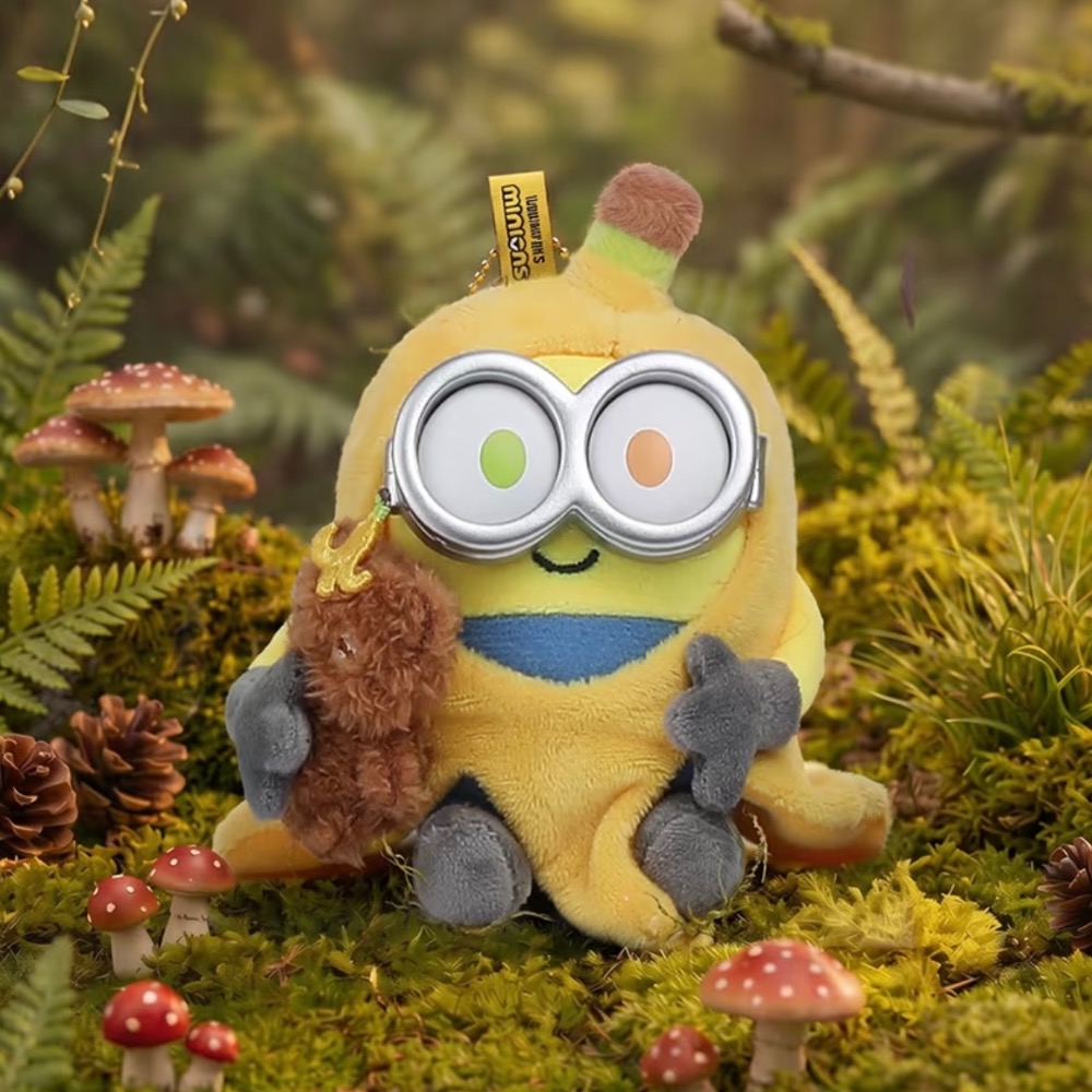 【熊盒子】 正版授權🔖 Minions 小小兵 BOB+TIM系列 萌趣日常 小黃人 毛絨掛件 盲盒 一中盒 毛絨吊飾-細節圖2