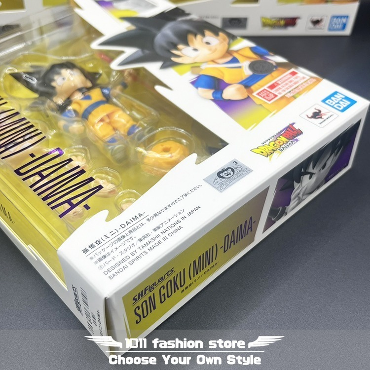 全新 台灣 現貨 S.H.F SHF 七龍珠 DAIMA 大魔 賽亞人 黑髮 孫悟空 小悟空 可動 公仔 景品-細節圖2