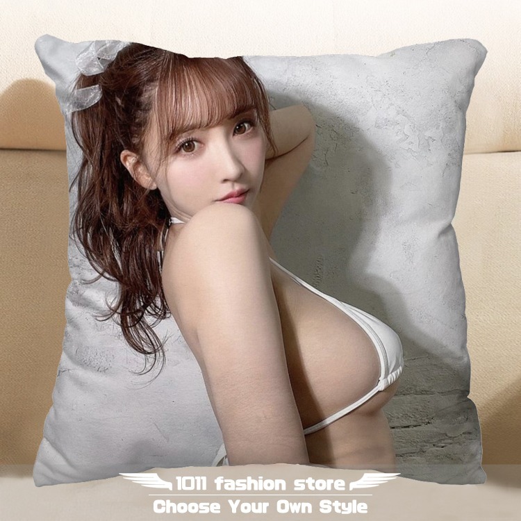 新款 AV女優 SKE48 S1 三上悠亞 方形抱枕 枕頭 抱枕 午睡枕 娃娃 SKE-04-規格圖11