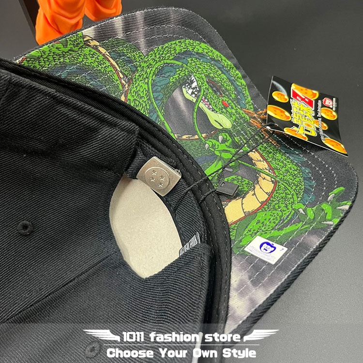 全新 正版 ANGEL NEW ERA 聯名 限量 七龍珠 老帽 棒球帽 卡車帽 神龍 四星球 刺繡 黑色款-細節圖4