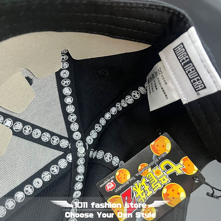 全新 正版 ANGEL NEW ERA 聯名 限量 七龍珠 老帽 棒球帽 卡車帽 神龍 四星球 刺繡 黑色款-細節圖5