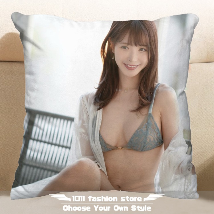 全新 AV女優 桃乃木香奈 桃乃木かな 桃乃木 方形抱枕 枕頭 抱枕 午睡枕 娃娃 IPZ-001-細節圖6