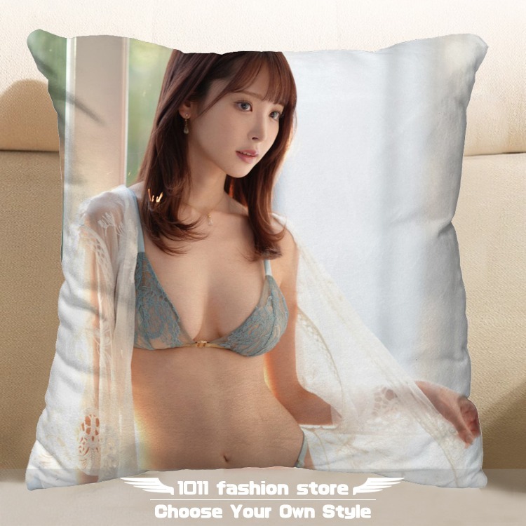 全新 AV女優 桃乃木香奈 桃乃木かな 桃乃木 方形抱枕 枕頭 抱枕 午睡枕 娃娃 IPZ-006-規格圖8