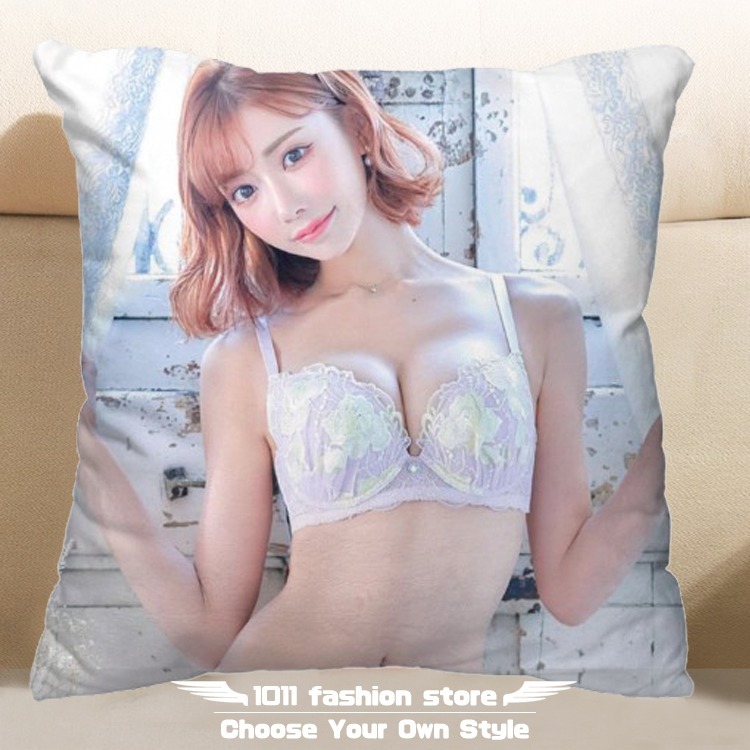 全新 AV女優 明日花綺羅 明日花キララ 方形抱枕 枕頭 抱枕 午睡枕 娃娃 S1-005-細節圖2