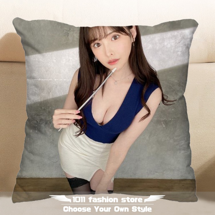 全新 AV女優 Moodyz 新有菜 橋本有菜 方形抱枕 枕頭 抱枕 午睡枕 娃娃 MZ-02-規格圖6
