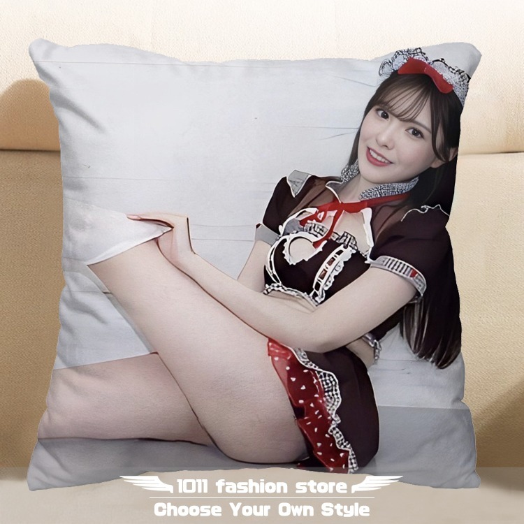 全新 AV女優 Moodyz 新有菜 橋本有菜 方形抱枕 枕頭 抱枕 午睡枕 娃娃 MZ-02-規格圖6