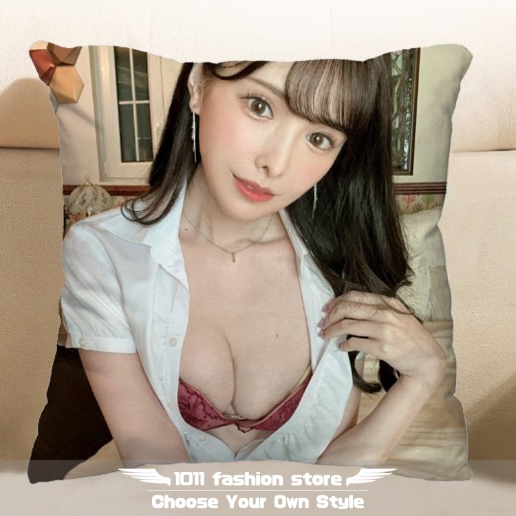全新 AV女優 Moodyz 新有菜 橋本有菜 方形抱枕 枕頭 抱枕 午睡枕 娃娃 MZ-06-規格圖6