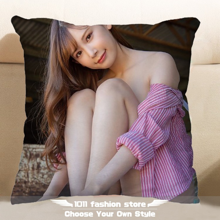 全新 AV女優 明里紬 明里つむぎ 方形抱枕 枕頭 抱枕 午睡枕 娃娃 AT-002-規格圖8