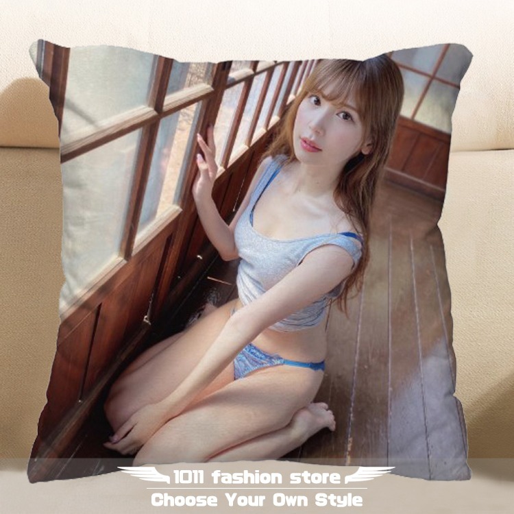 全新 AV女優 明里紬 明里つむぎ 方形抱枕 枕頭 抱枕 午睡枕 娃娃 AT-005-規格圖8