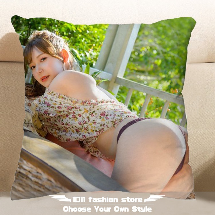 全新 AV女優 明里紬 明里つむぎ 方形抱枕 枕頭 抱枕 午睡枕 娃娃 AT-006-規格圖8