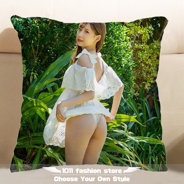 全新 AV女優 明里紬 明里つむぎ 方形抱枕 枕頭 抱枕 午睡枕 娃娃 AT-007-規格圖8