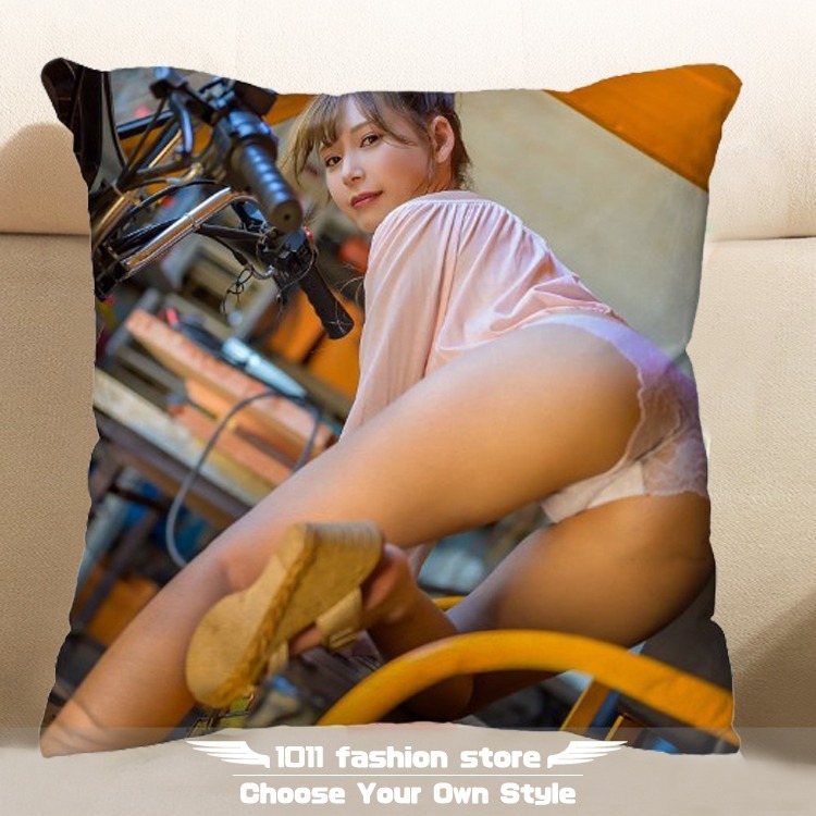全新 AV女優 明里紬 明里つむぎ 方形抱枕 枕頭 抱枕 午睡枕 娃娃 AT-008-規格圖8