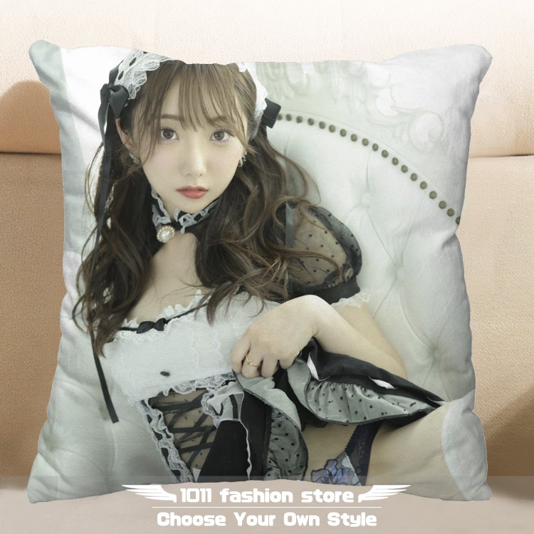 全新 AV女優 FALENO 絵恋空 方形抱枕 枕頭 抱枕 午睡枕 靠枕 娃娃 EC-03-規格圖3