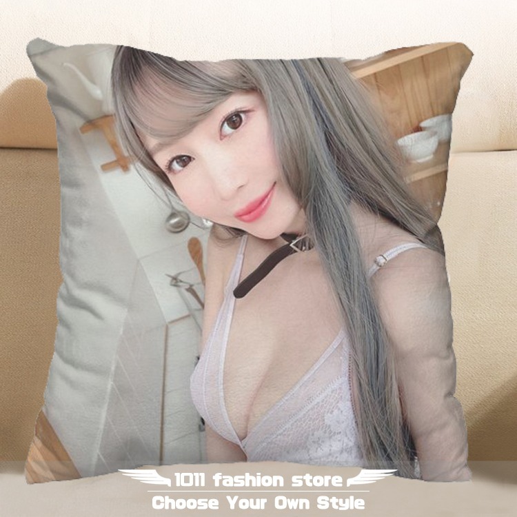 新款 AV女優 夢乃愛華 夢乃あいか 方形抱枕 枕頭 抱枕 午睡枕 娃娃 SS-04-規格圖5