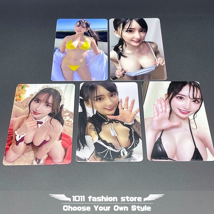 限量 AV女優 楪可憐 楪カレン 悠遊卡 icash 一卡通 限量卡貼 一組5張 JH-001-細節圖3