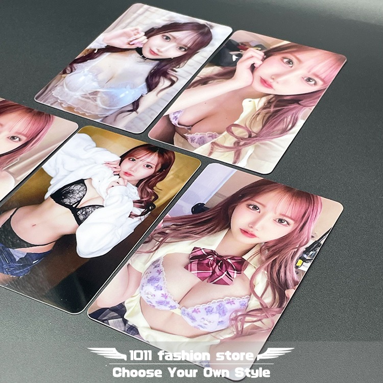 全新 AV女優 齋藤亞美里 斎藤あみり悠遊卡 icash 一卡通 限量卡貼 一組5張 Am-01-細節圖5