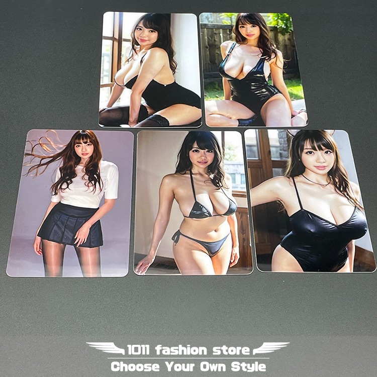 限量 AV女優 安齋拉拉 宇都宮紫苑 RION 悠遊卡 icash 一卡通 限量卡貼 一組5張 AN-01-細節圖3