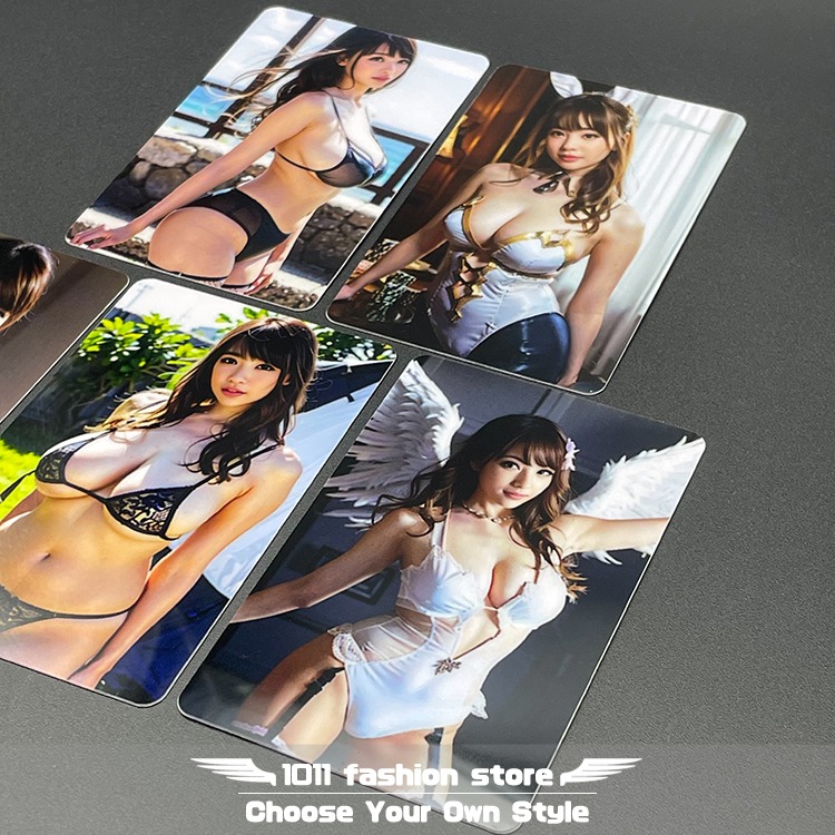 限量 AV女優 安齋拉拉 宇都宮紫苑 RION 悠遊卡 icash 一卡通 限量卡貼 一組5張 AN-01-細節圖5